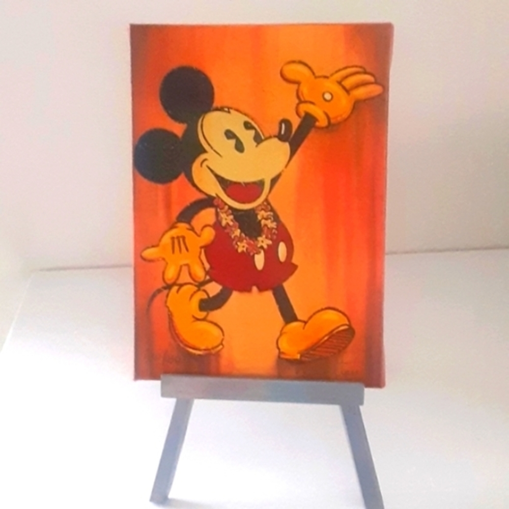 🌺 Love Disney and Love Hawaii!- Hula Mickey, Numbered and Signed